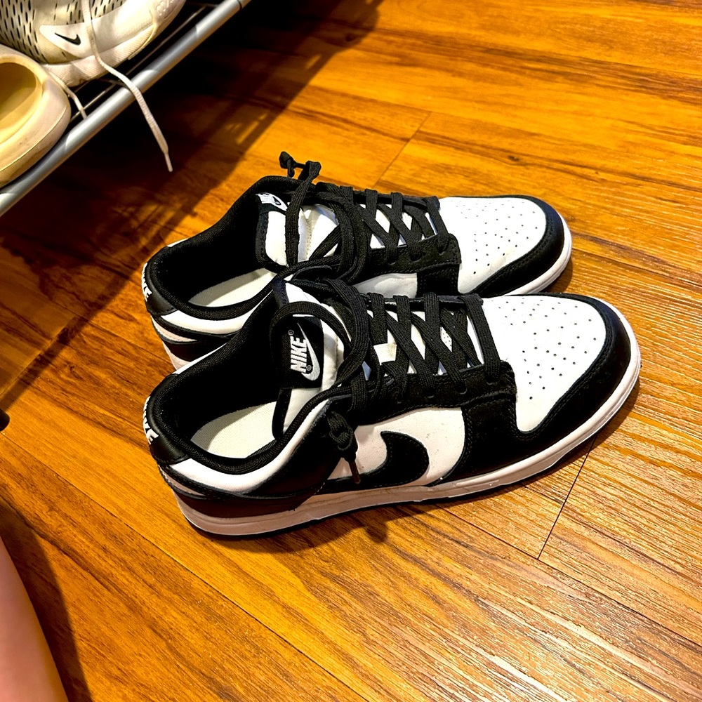 Nike Panda Dunks, Women size 10, Men’s 8.5